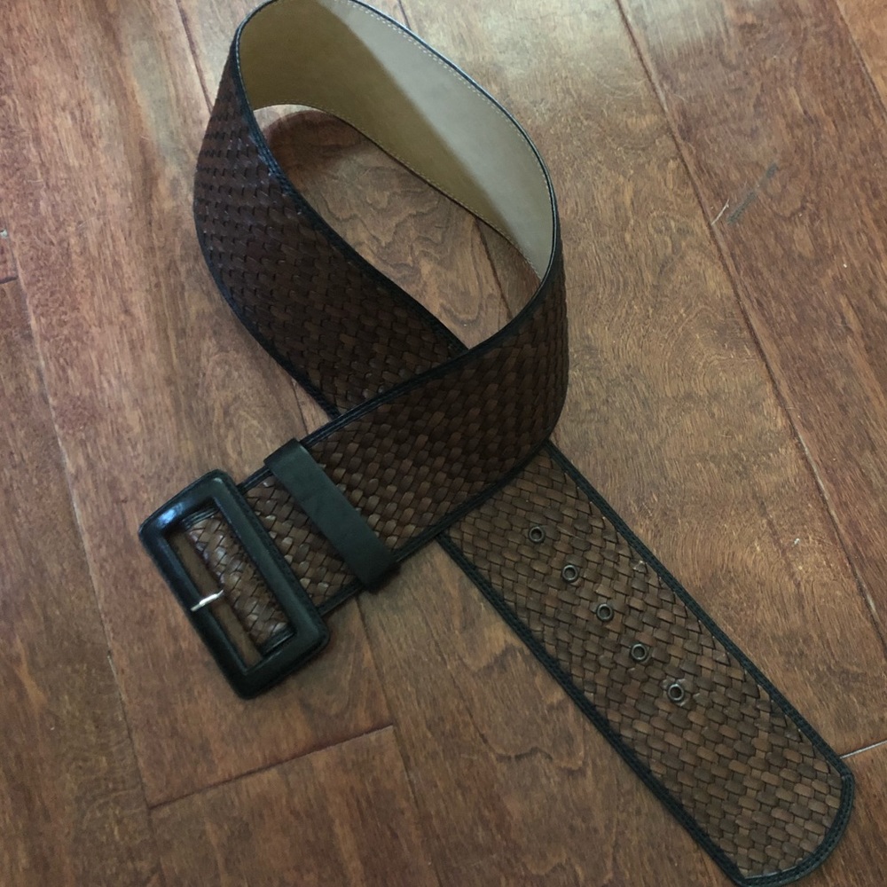 Medium Banana Republic Wide Belt in Brown & Black